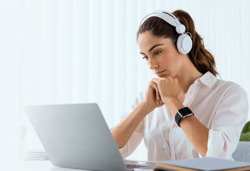 Girl With Laptop